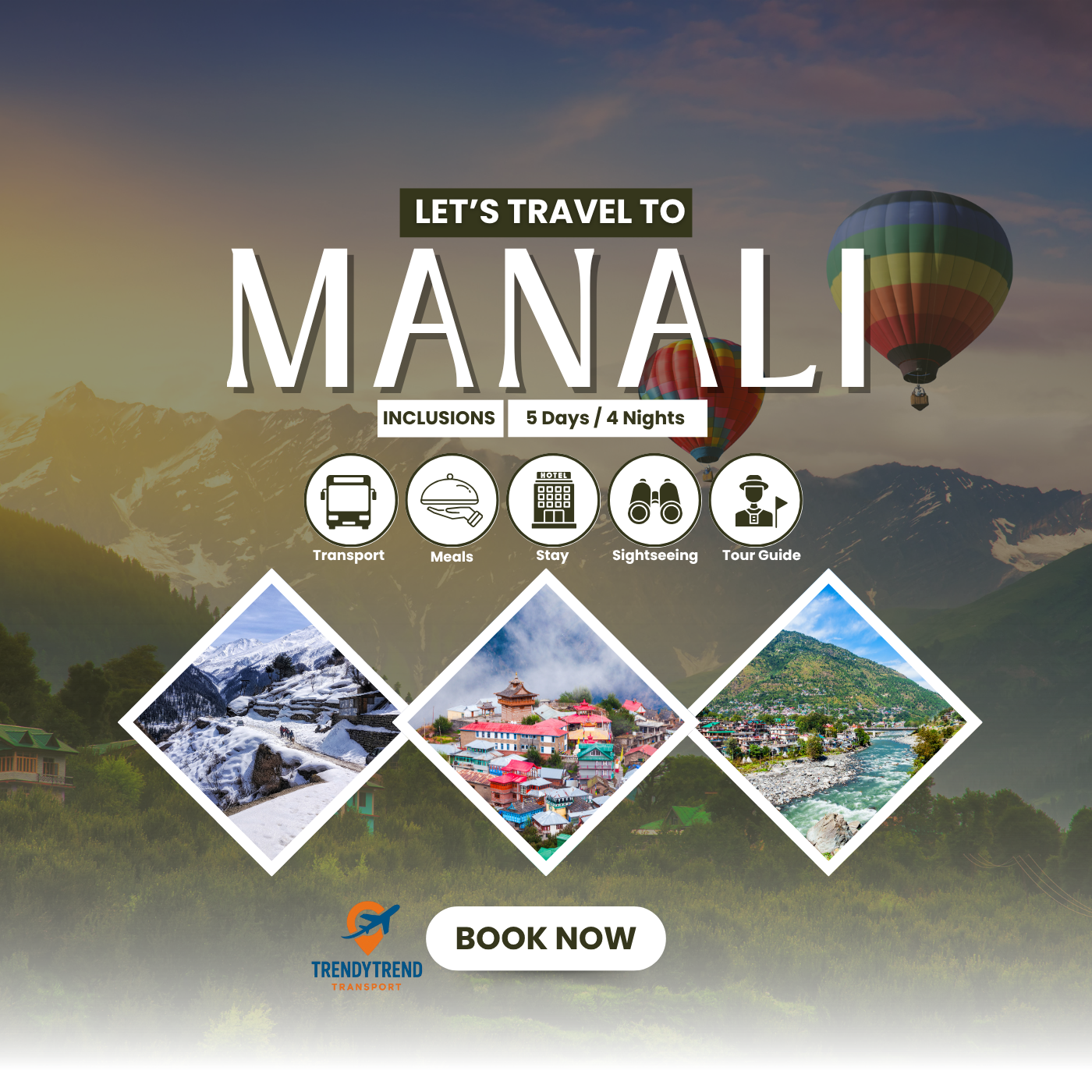 Enchanting Manali Get away – 5 Days / 4 Nights